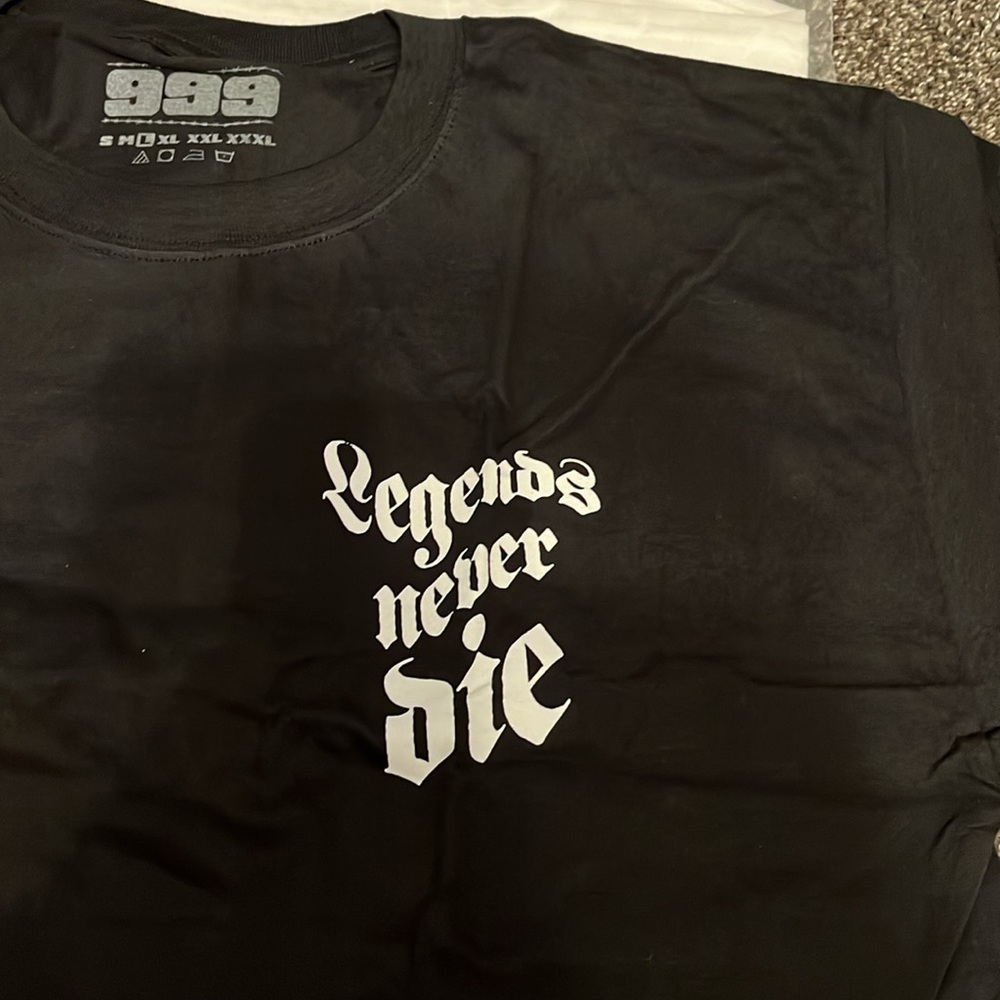 New 999 Juicewrld Memorial Legends Never Die T-shirt sz L - Picture 6 of 6